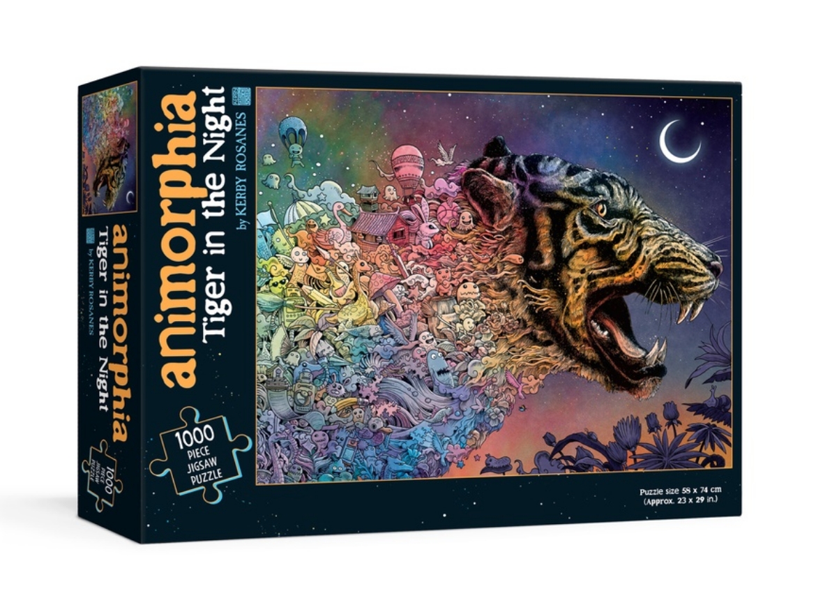 Picture of Animorphia Tiger in the Night Puzzle