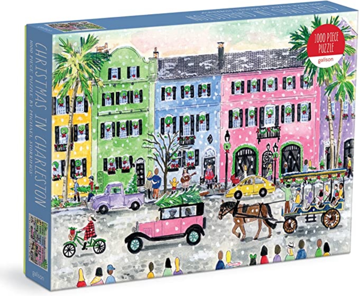 Picture of Michael Storrings Christmas in Charleston 1000 Piece Puzzle