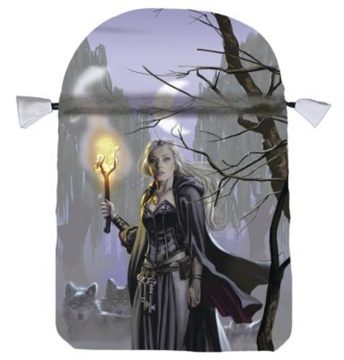 Picture of Witches Moon Satin Tarot Bag