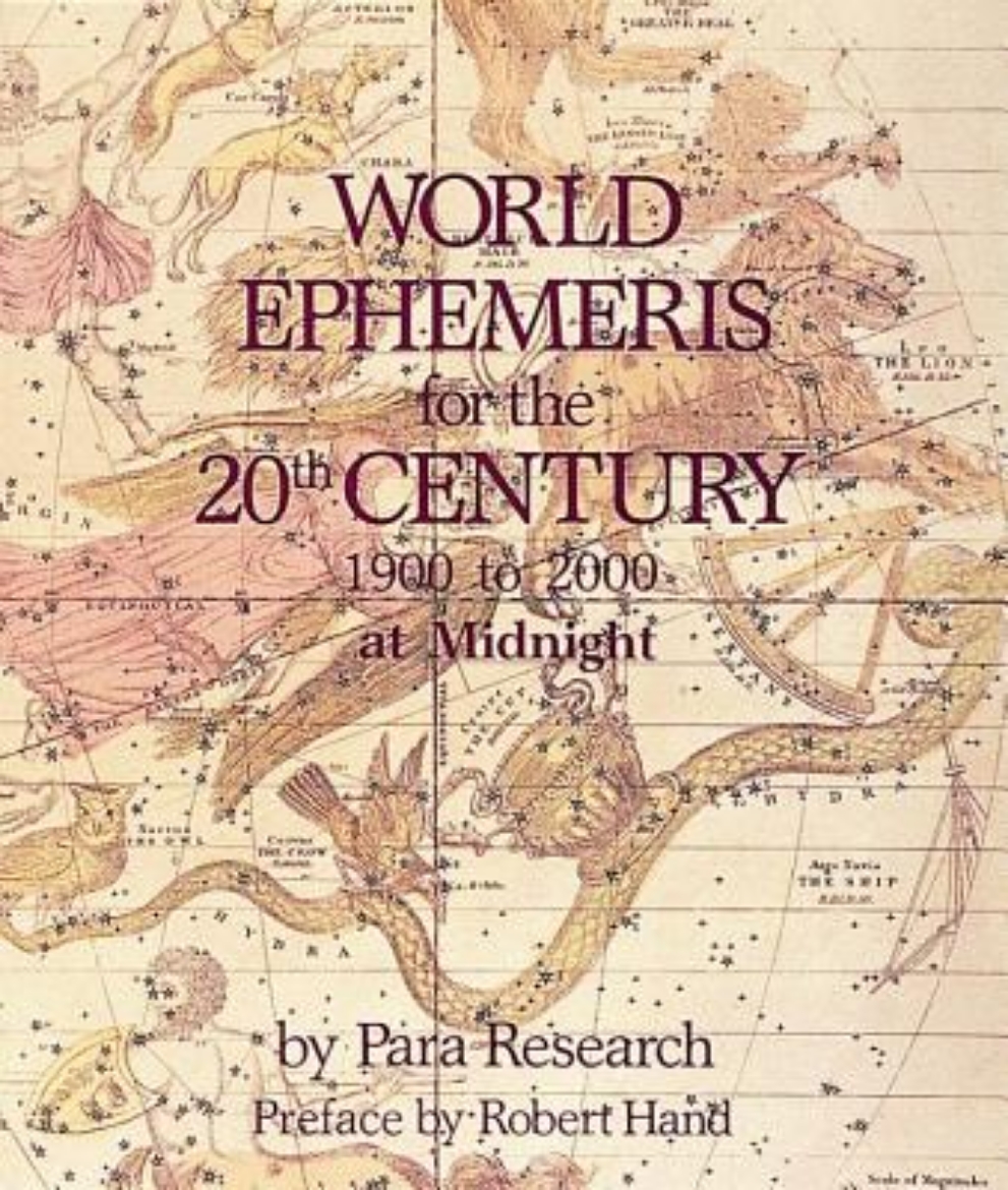 Picture of World Ephemeris For The 2Oth Century (Midnight)