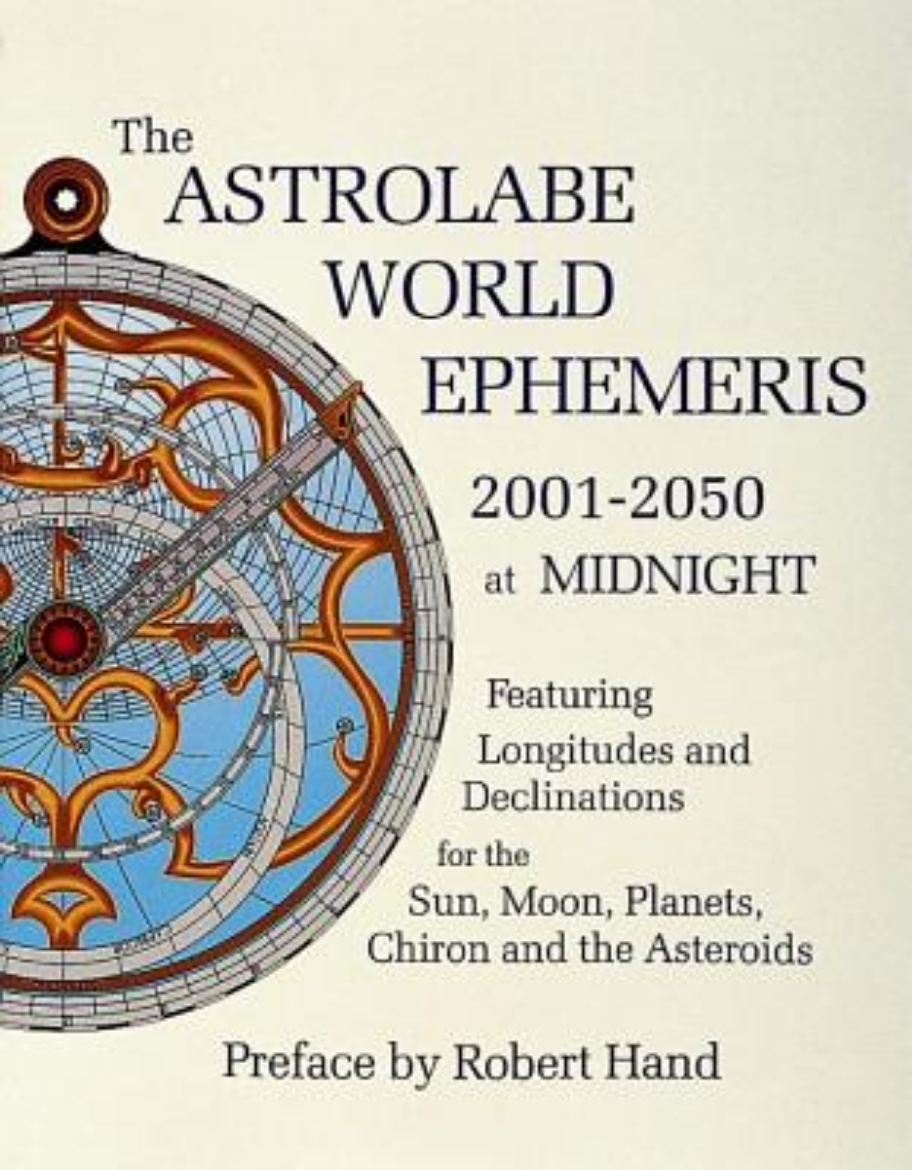 Picture of Astrolabe World Ephemeris--2001-2050 At Midnight (W/Charts F