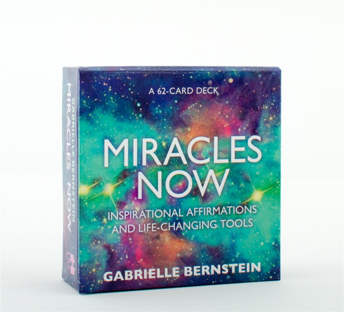 Picture of MIRACLES NOW: Inspirational Affirmations & Life-Changing Tools (62-card deck & guidebook)