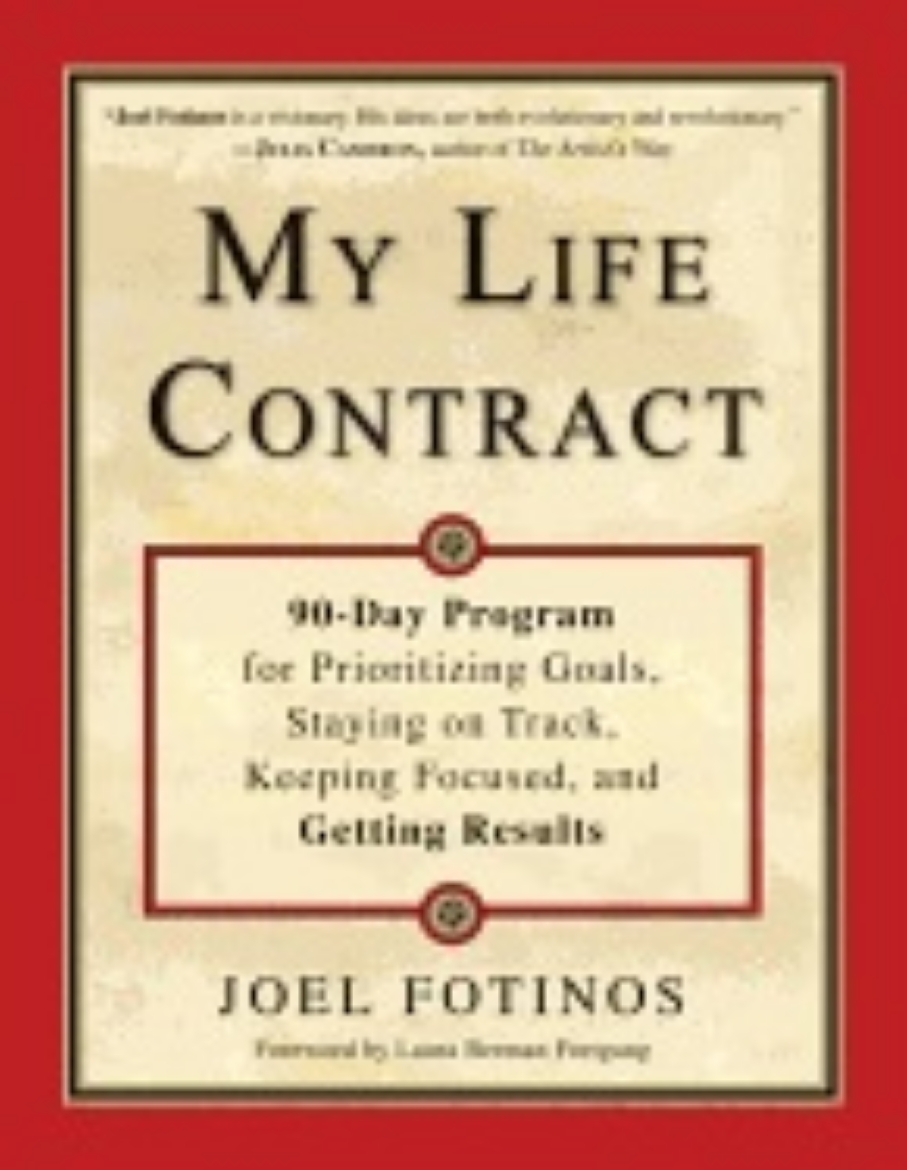 Picture of My life contract - 90-day program for prioritizing goals, staying on track,