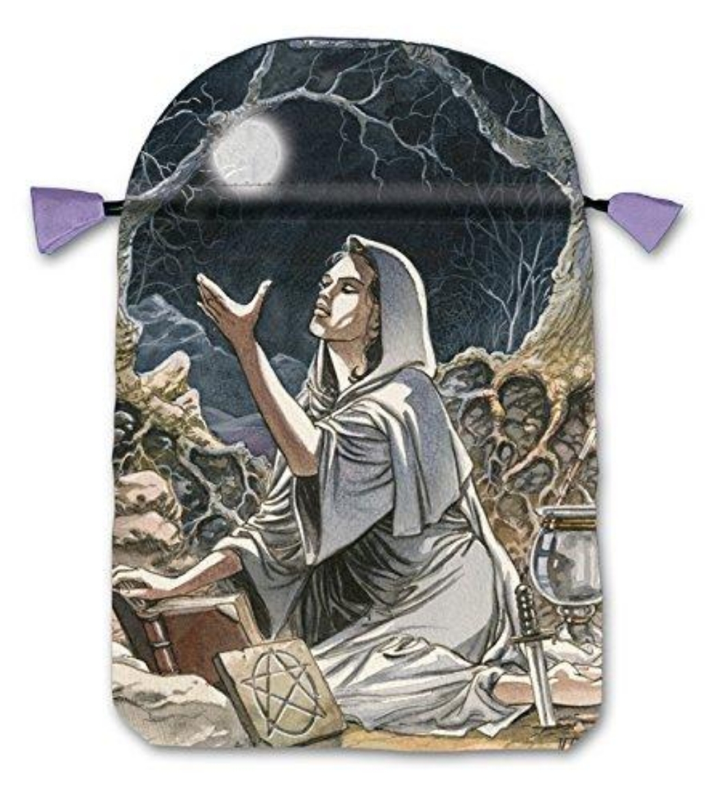 Picture of Printed satin "Pagan Moon"