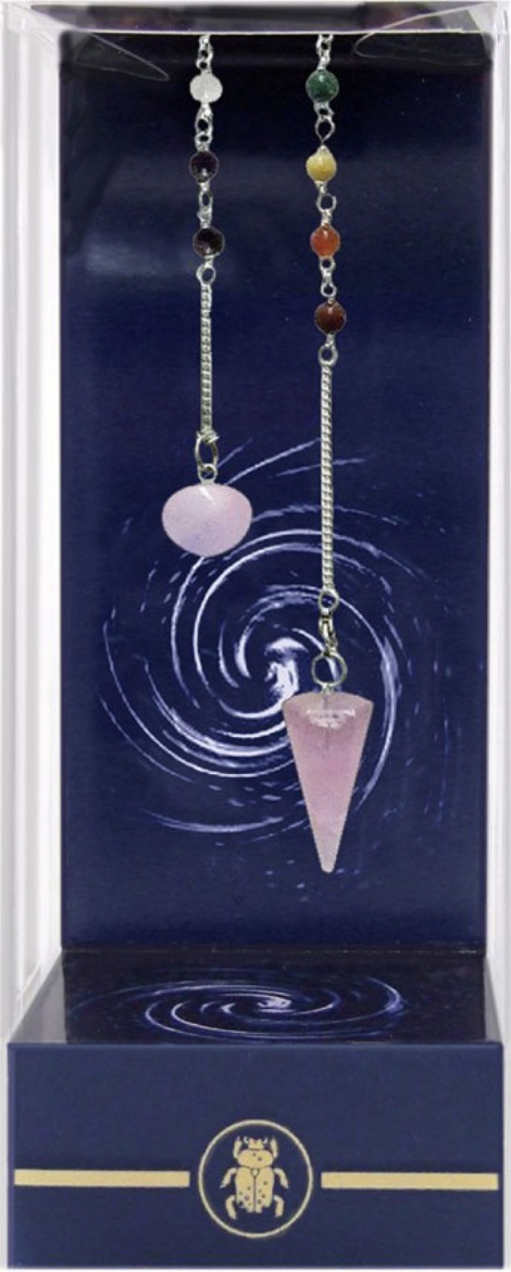 Picture of Premium Rose Quartz Chakra Pendulum