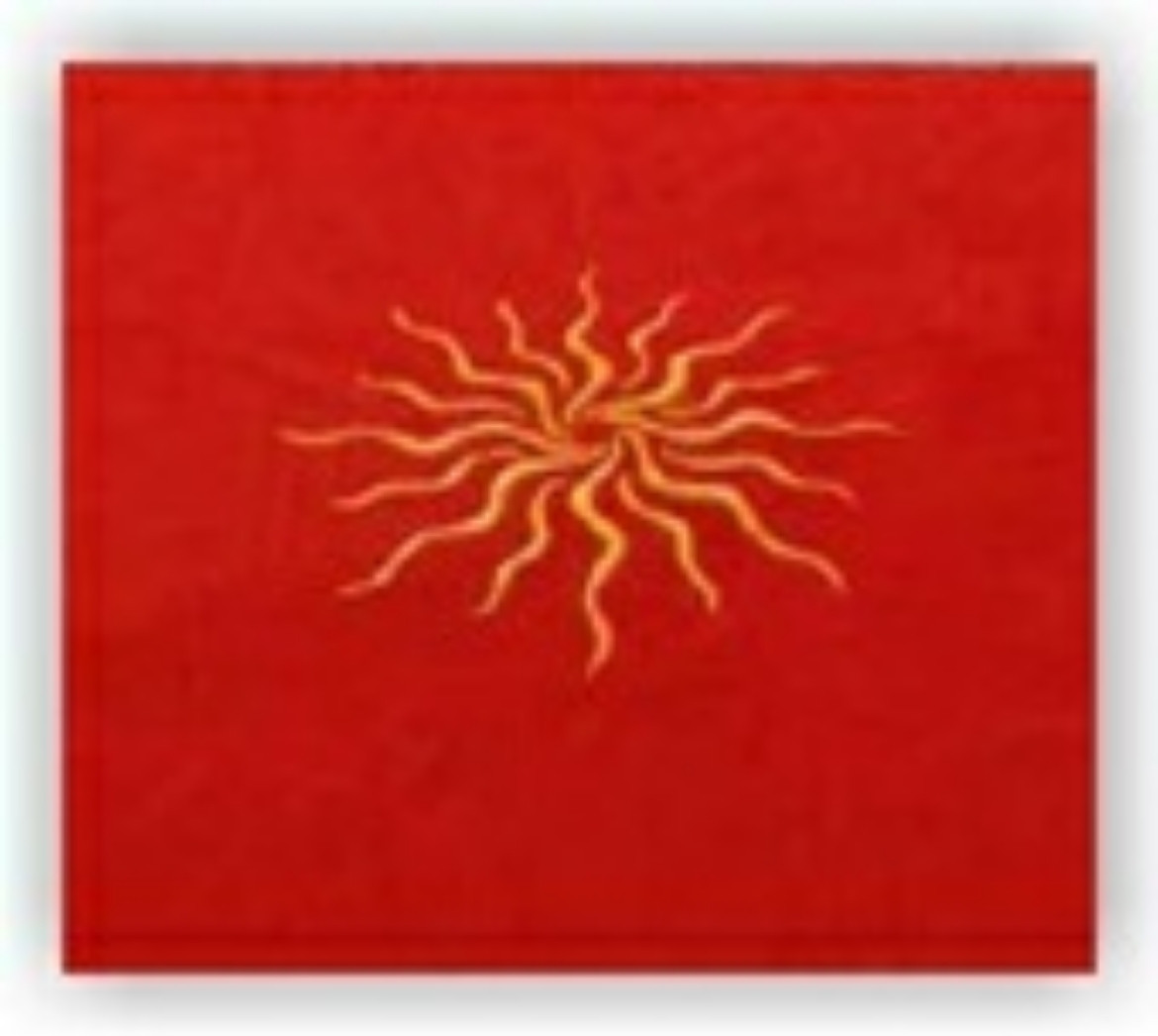 Picture of Tarot Cloth Sun Red