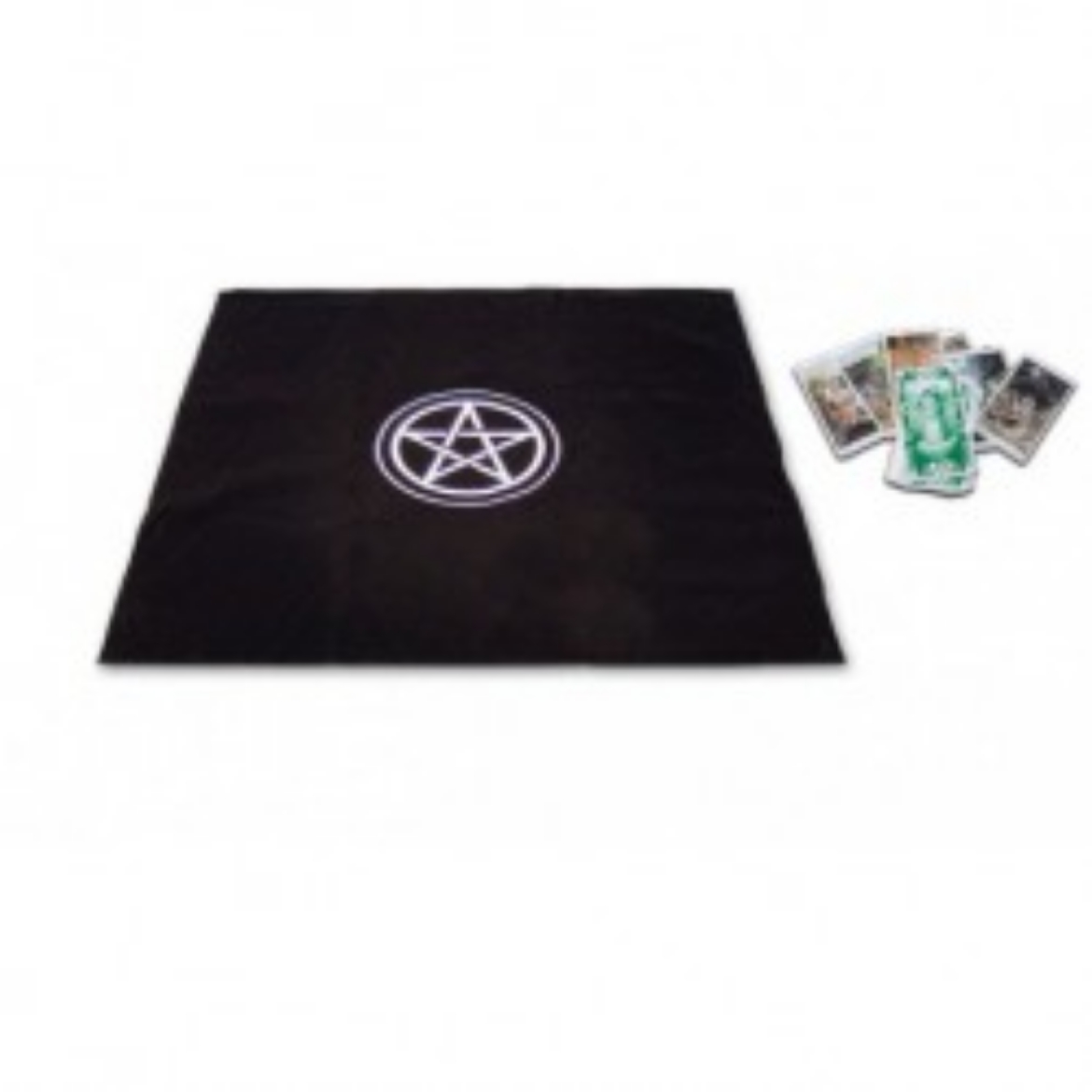 Picture of Tarot cloth pentacle  black tp02