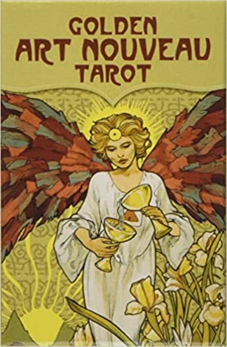 Picture of Golden Art Nouveau Tarot Mini (new edition - gold printing ink)