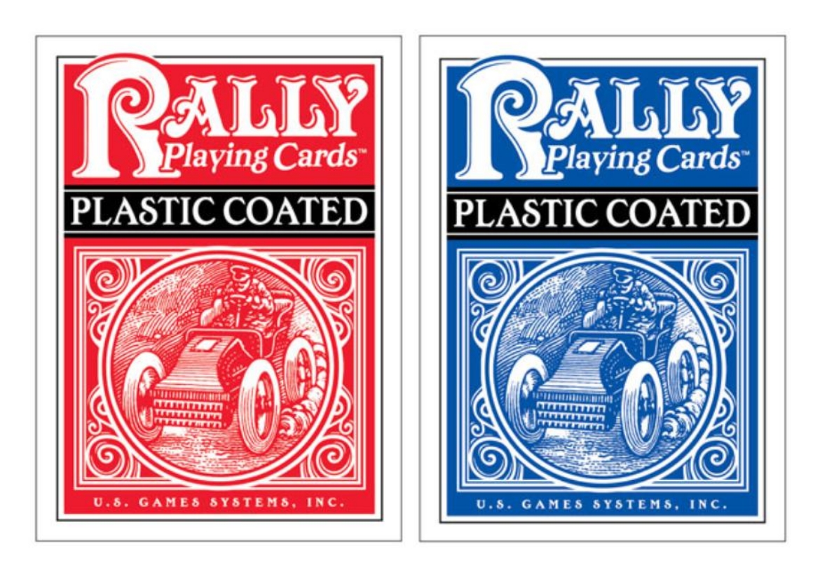 Picture of Plastic-Coated Rally Playing Cards BLUE