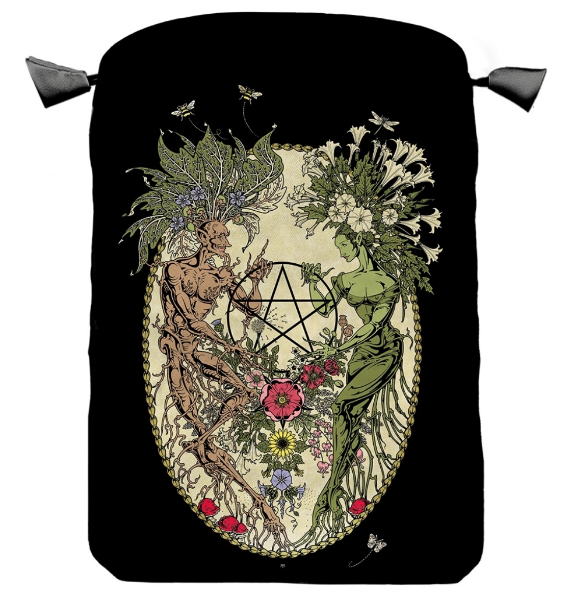 Picture of Magickal Botanical - Tarot Bag (satin)