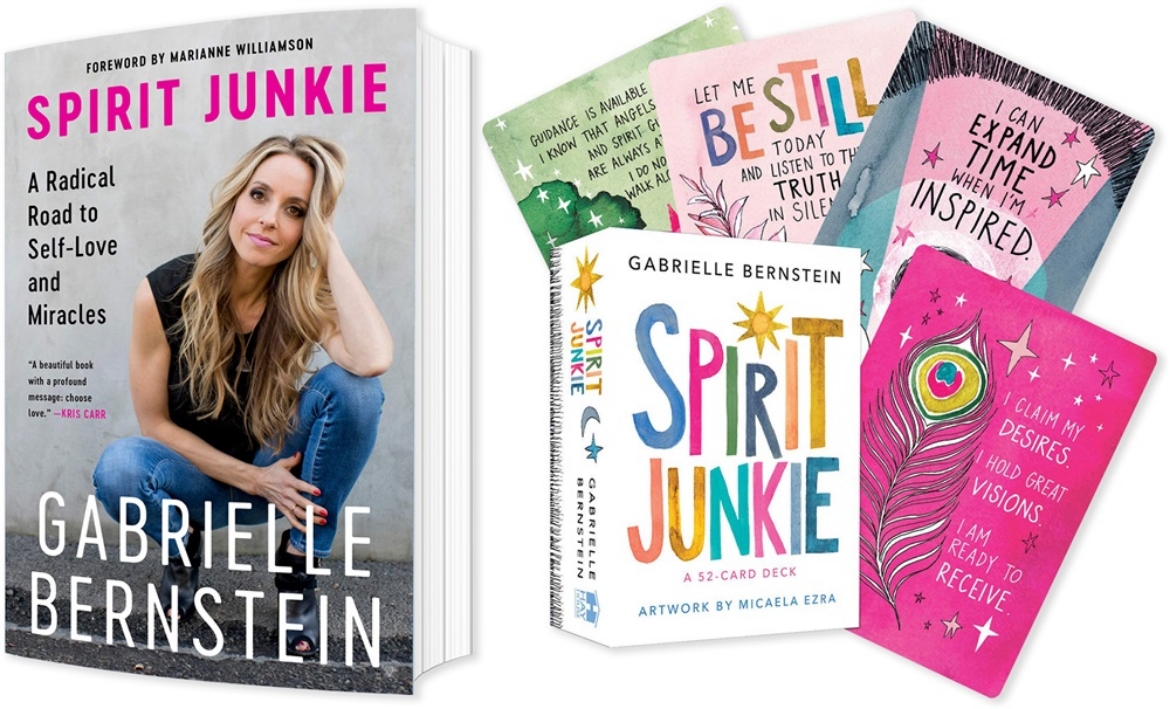 Picture of Paketpris Spirit Junkie book (en) +deck (en)