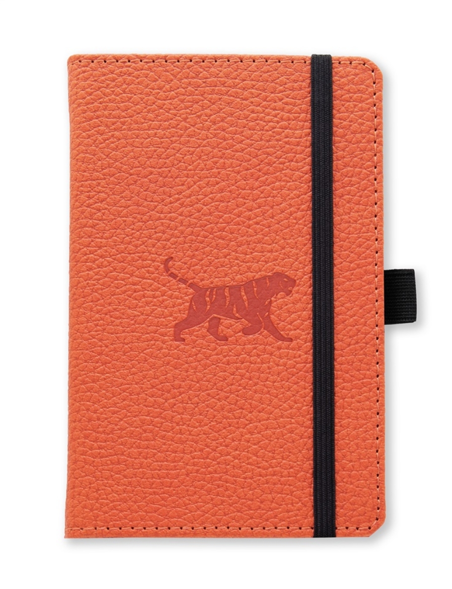 Picture of Dingbats* Wildlife A6 Pocket Lined - Orange Tiger Notebook