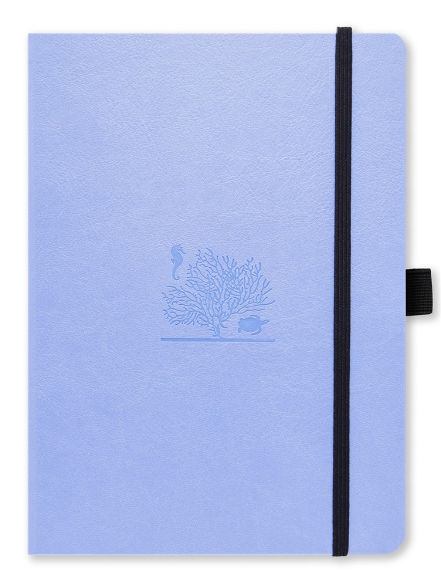 Picture of Dingbats* Earth A5+ Dotted - Sky Blue Great Barrier Reef Notebook