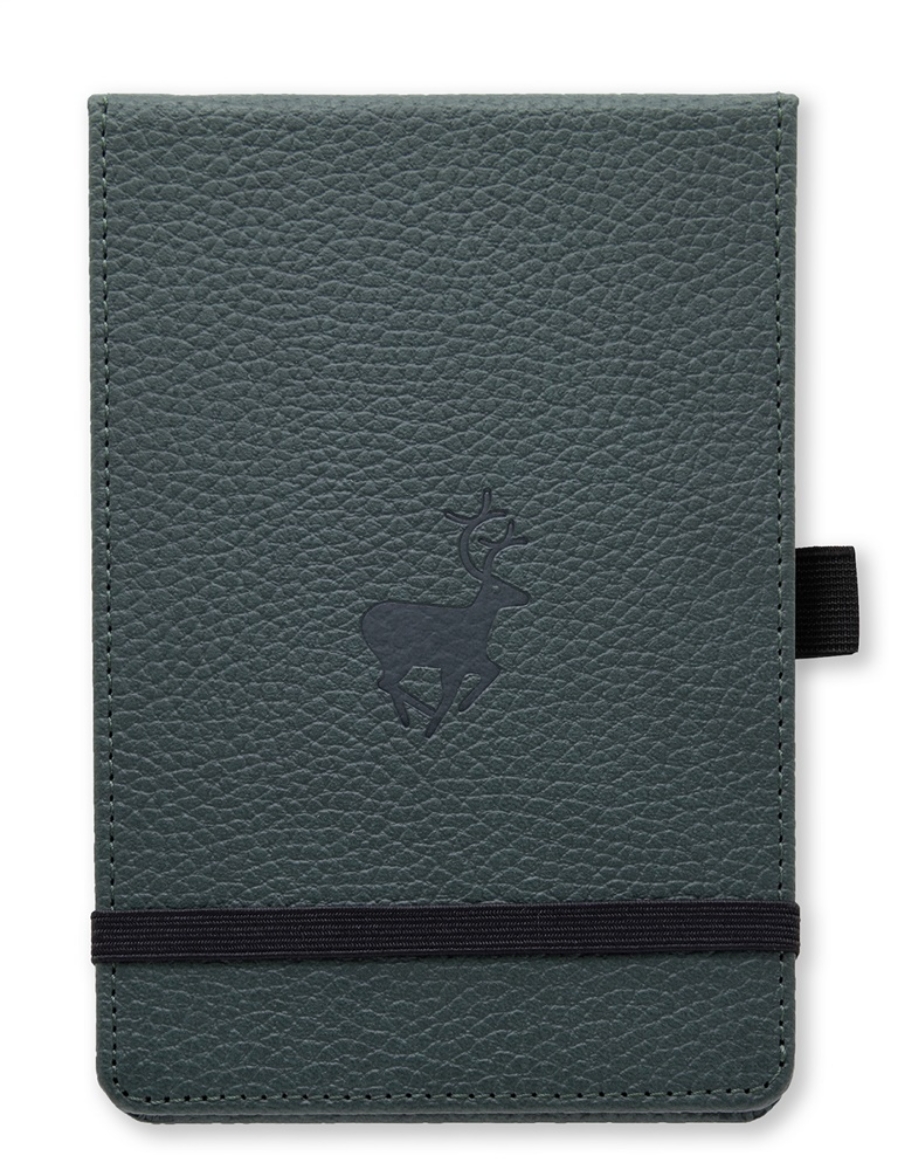 Picture of Dingbats* Wildlife A6+ Reporter Plain - Green Deer Notebook