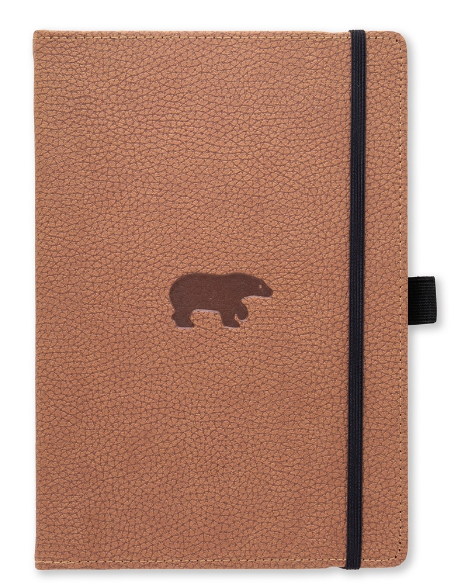 Picture of Dingbats* Wildlife A5+ Brown Bear Notebook - Plain