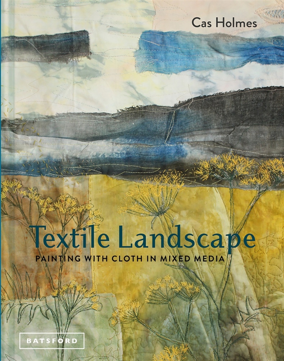 Picture of Textile landscape - painting with cloth in mixed media