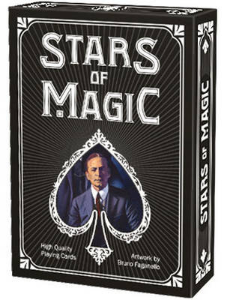 Picture of STARS OF MAGIC PLAYING CARDS - BLACK PC53