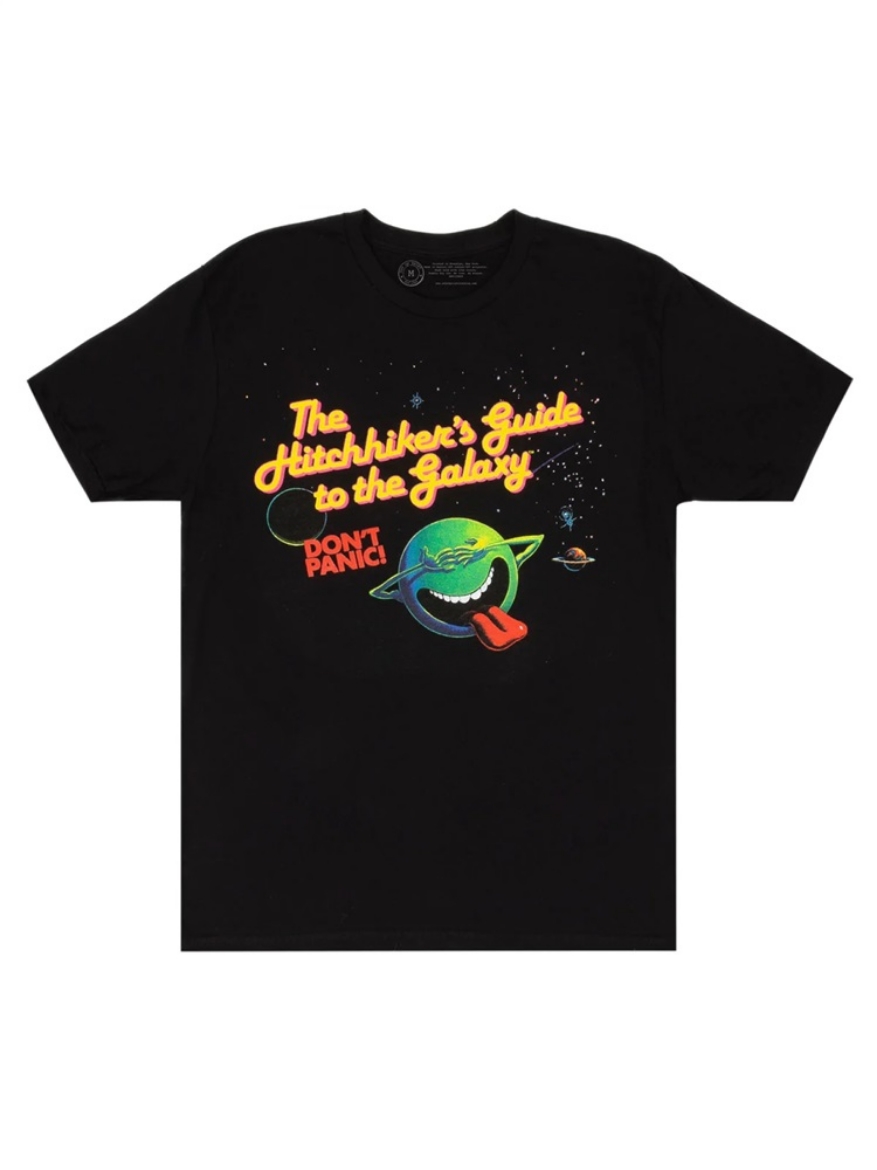 Picture of The Hitchhiker's Guide.. (Black) Uni T-Shirt XXL