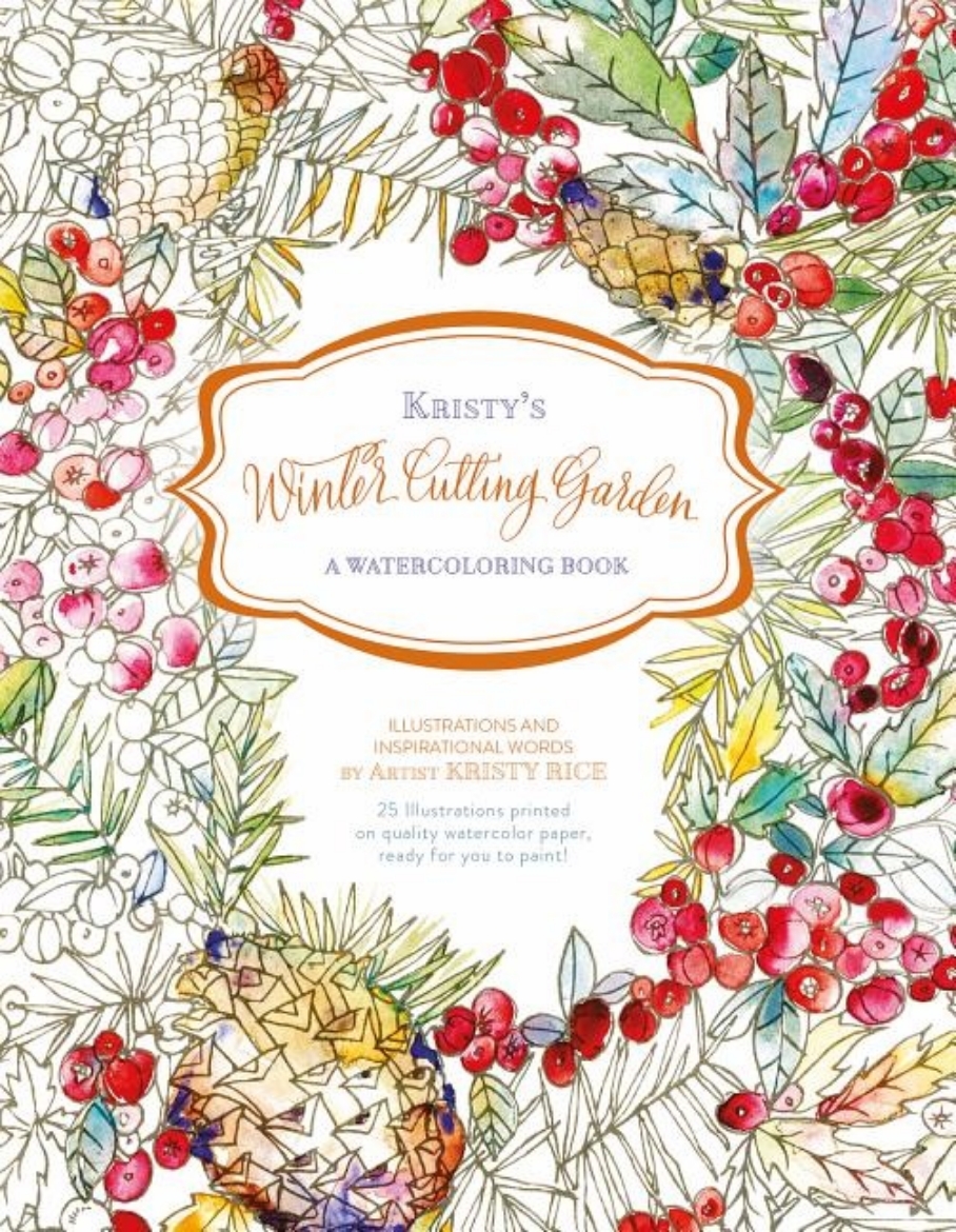 Picture of Kristys winter cutting garden - a watercoloring book