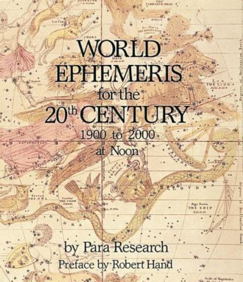 Picture of World Ephemeris For The 2Oth Century (Noon)