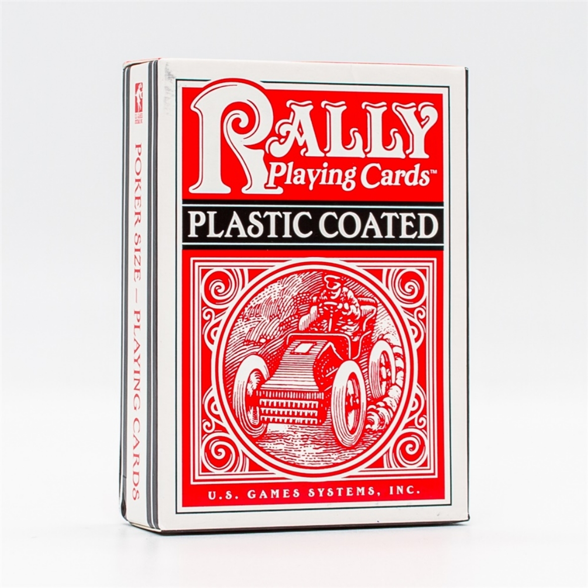 Picture of Plastic-Coated Rally Playing Cards RED