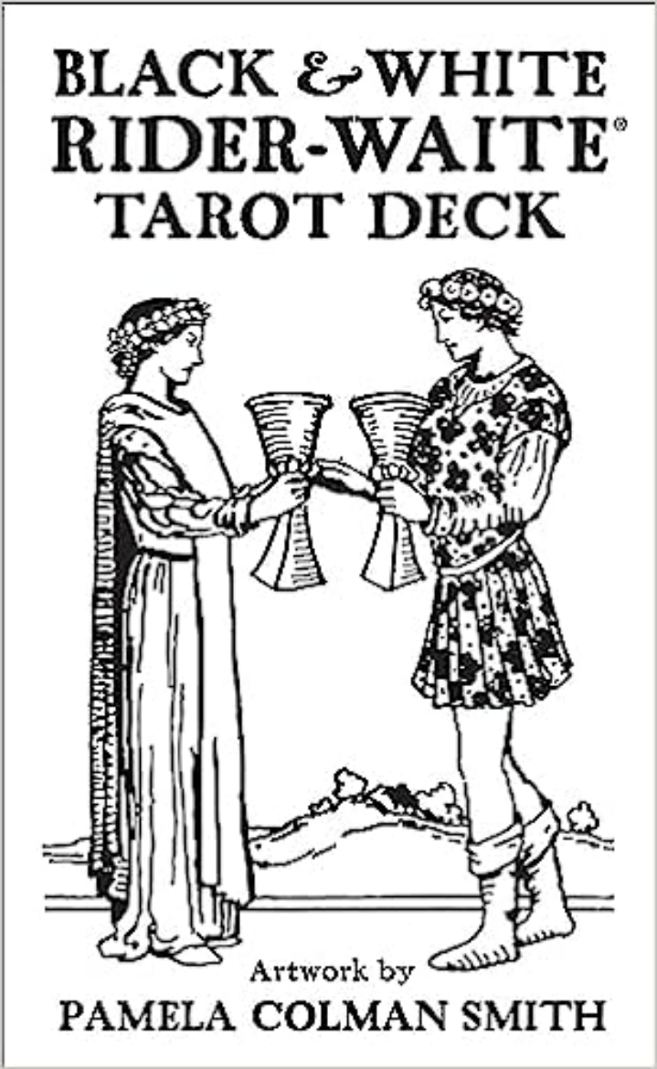 Picture of Black & White Rider-Waite Tarot Deck