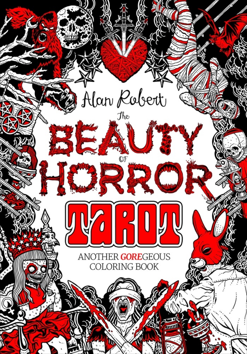 Picture of The Beauty of Horror: Tarot Coloring Book