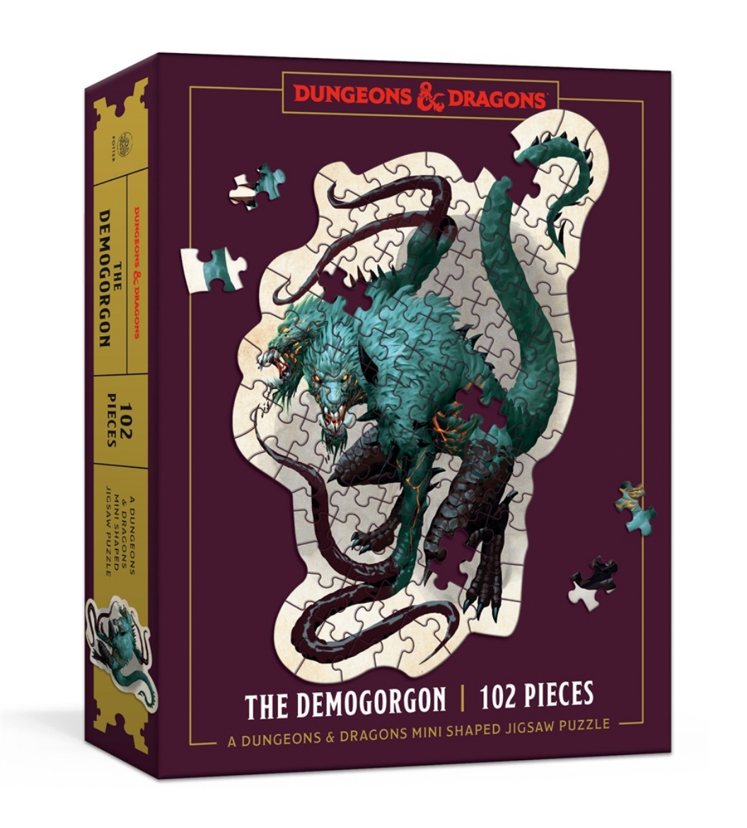 Picture of Dungeons & Dragons Mini Shaped Jigsaw Puzzle: The Demogorgon Edition
