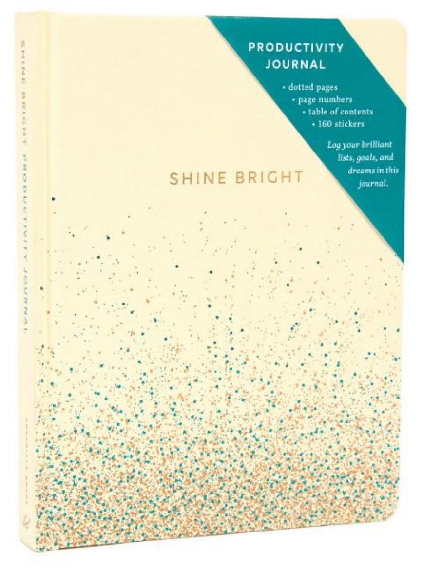 Picture of Shine Bright Productivity Journal, Cream