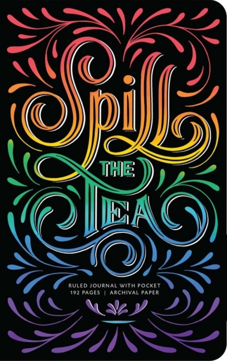 Picture of Spill the Tea Hardcover Ruled Journal