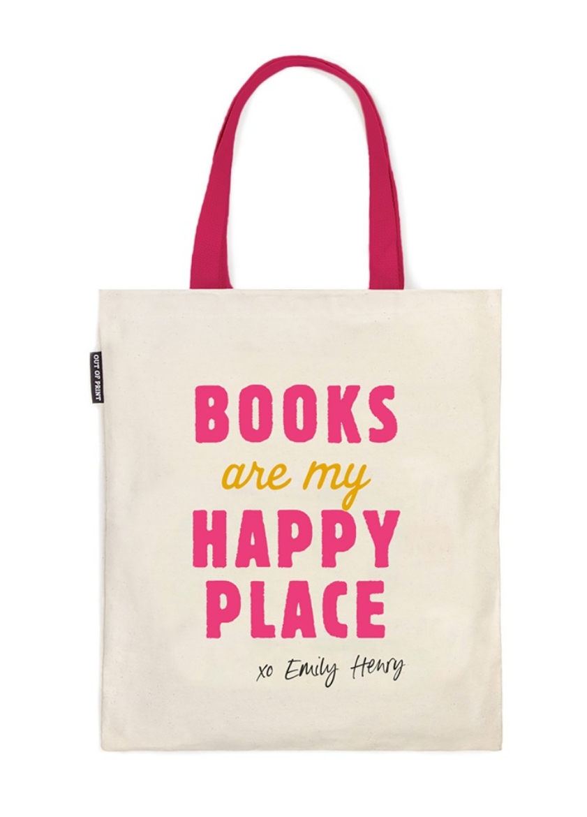 Picture of Books Are My Happy Place Tote Bag