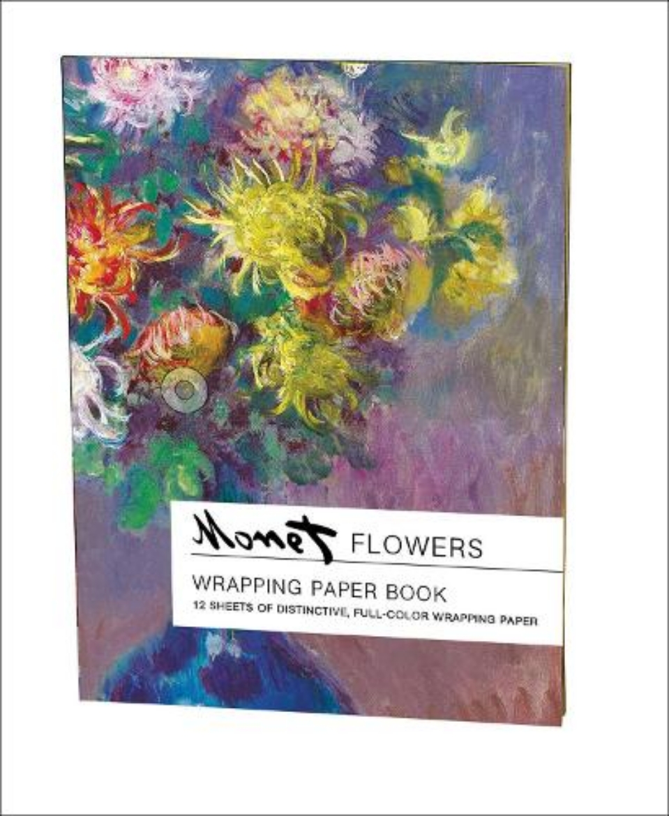 Picture of Flowers, Claude Monet Wrapping Paper Book