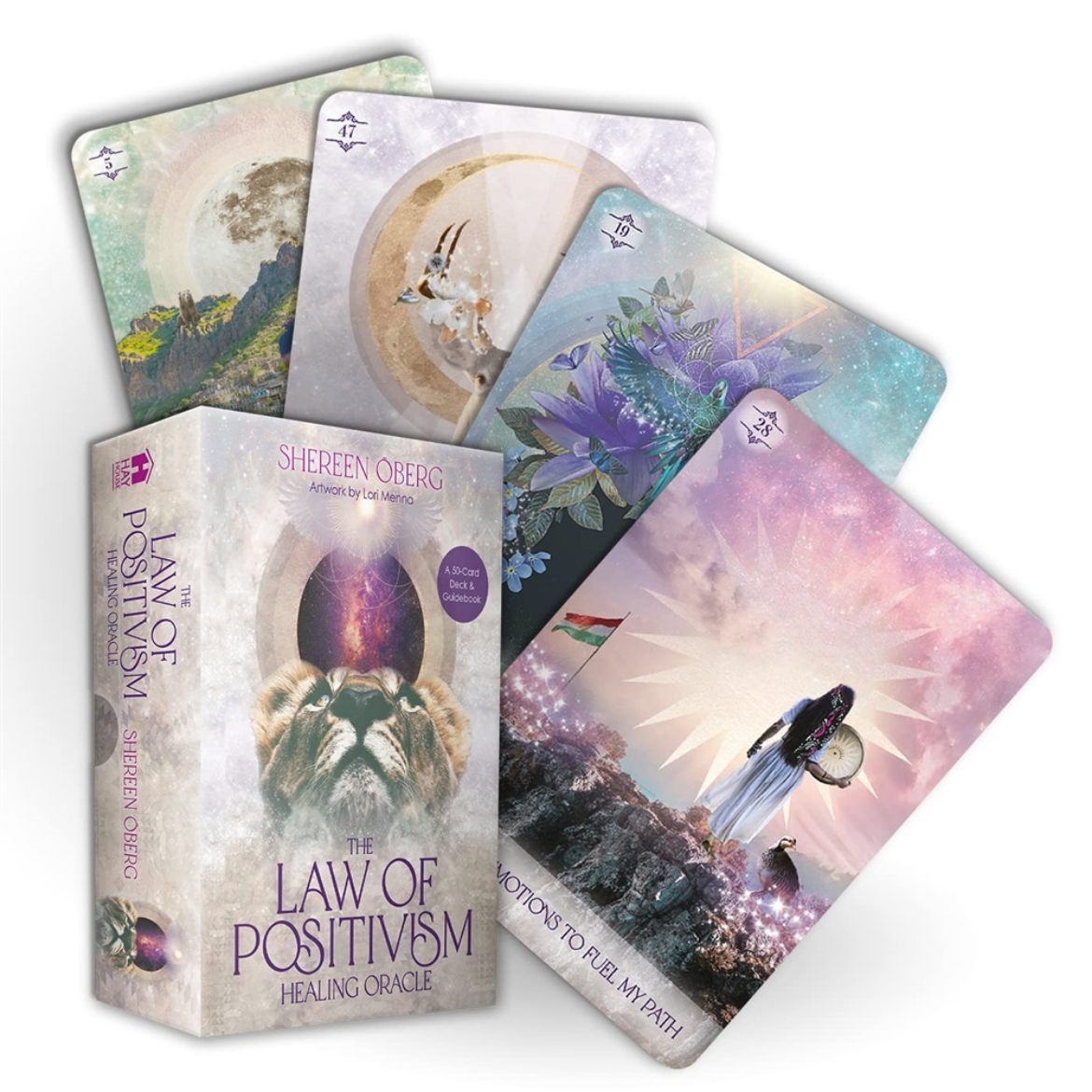 Picture of Law of Positivism Healing Oracle, The a 50-Card Deck and Guidebook : Cards