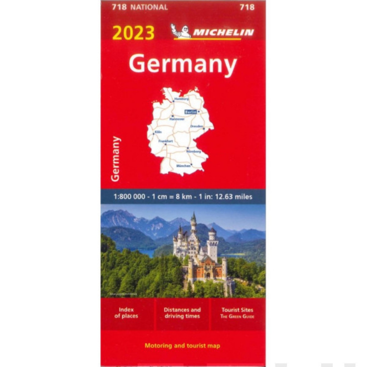 Picture of Germany 2023 - Michelin National Map 718