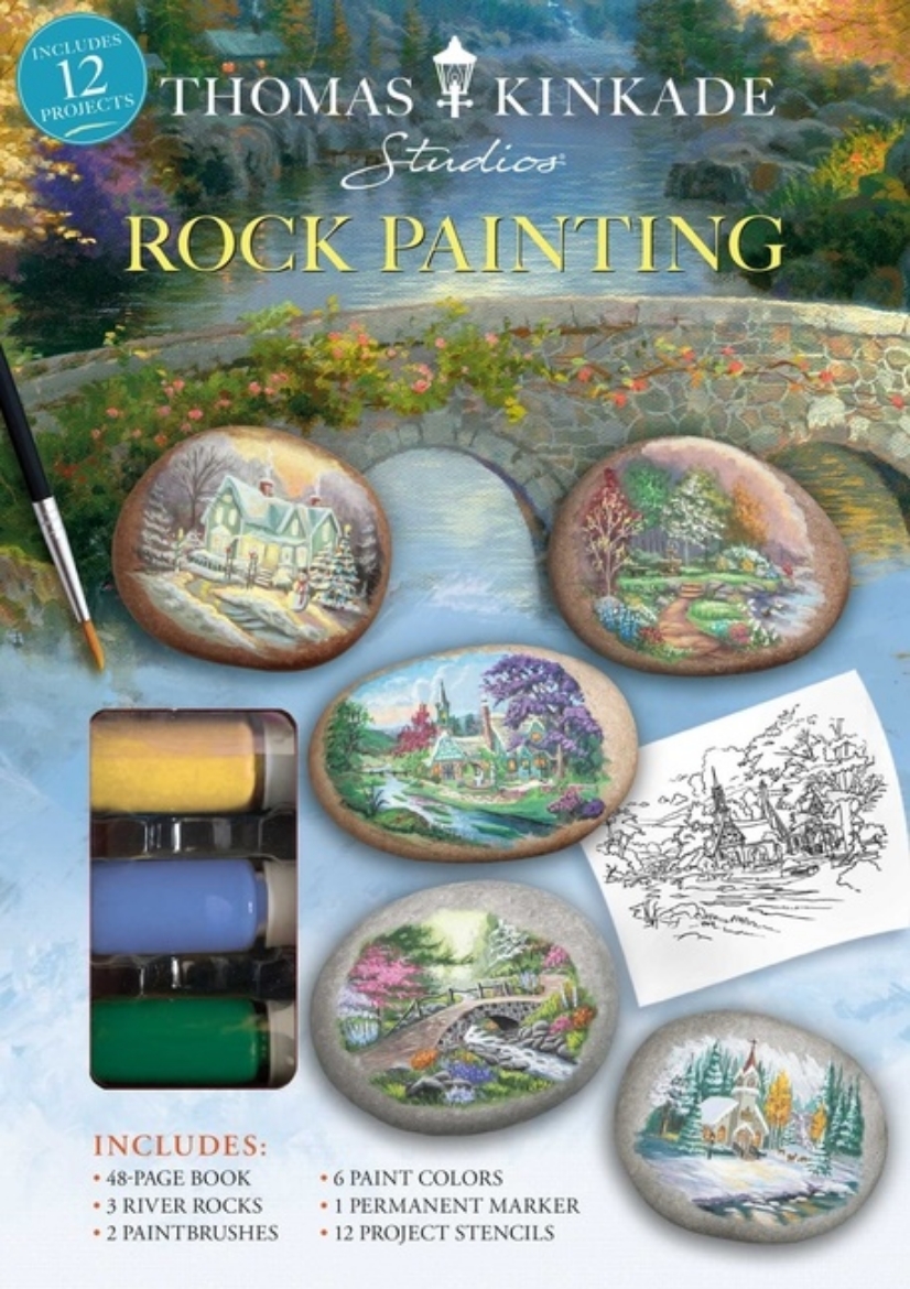 Picture of Thomas Kinkade Rock Painting