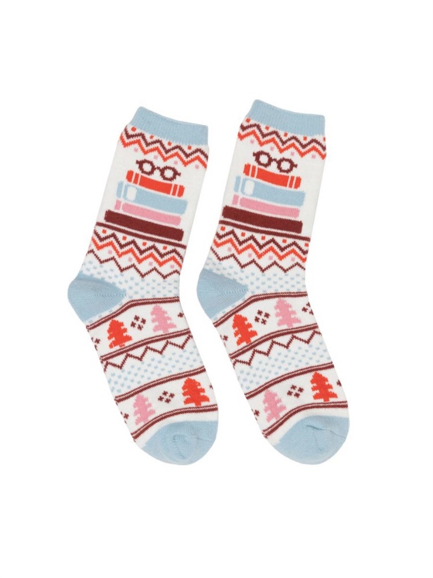 Picture of TBR Book Stack Cozy Socks - Large