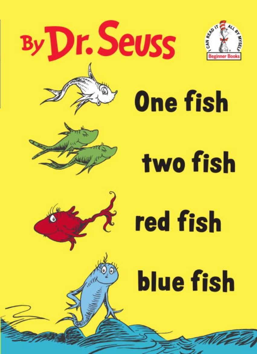 Picture of One Fish Two Fish Red Fish Blue Fish