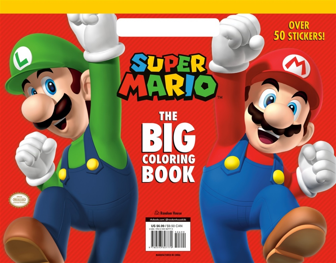 Picture of Super Mario: The Big Coloring Book (Nintendo)