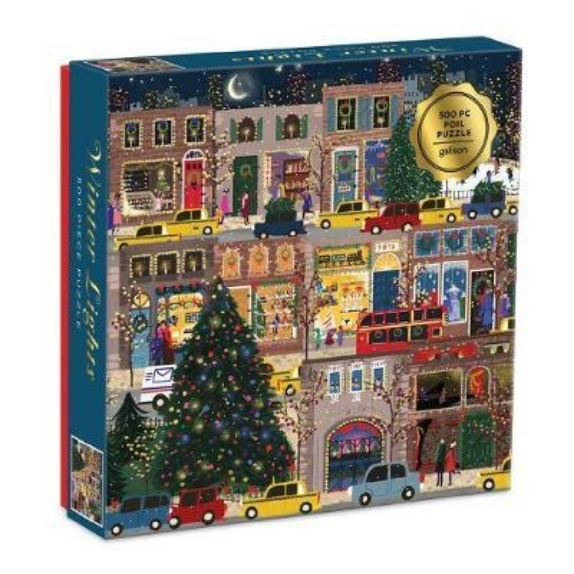 Picture of Winter Lights Foil Puzzle 500 Piece Puzzle