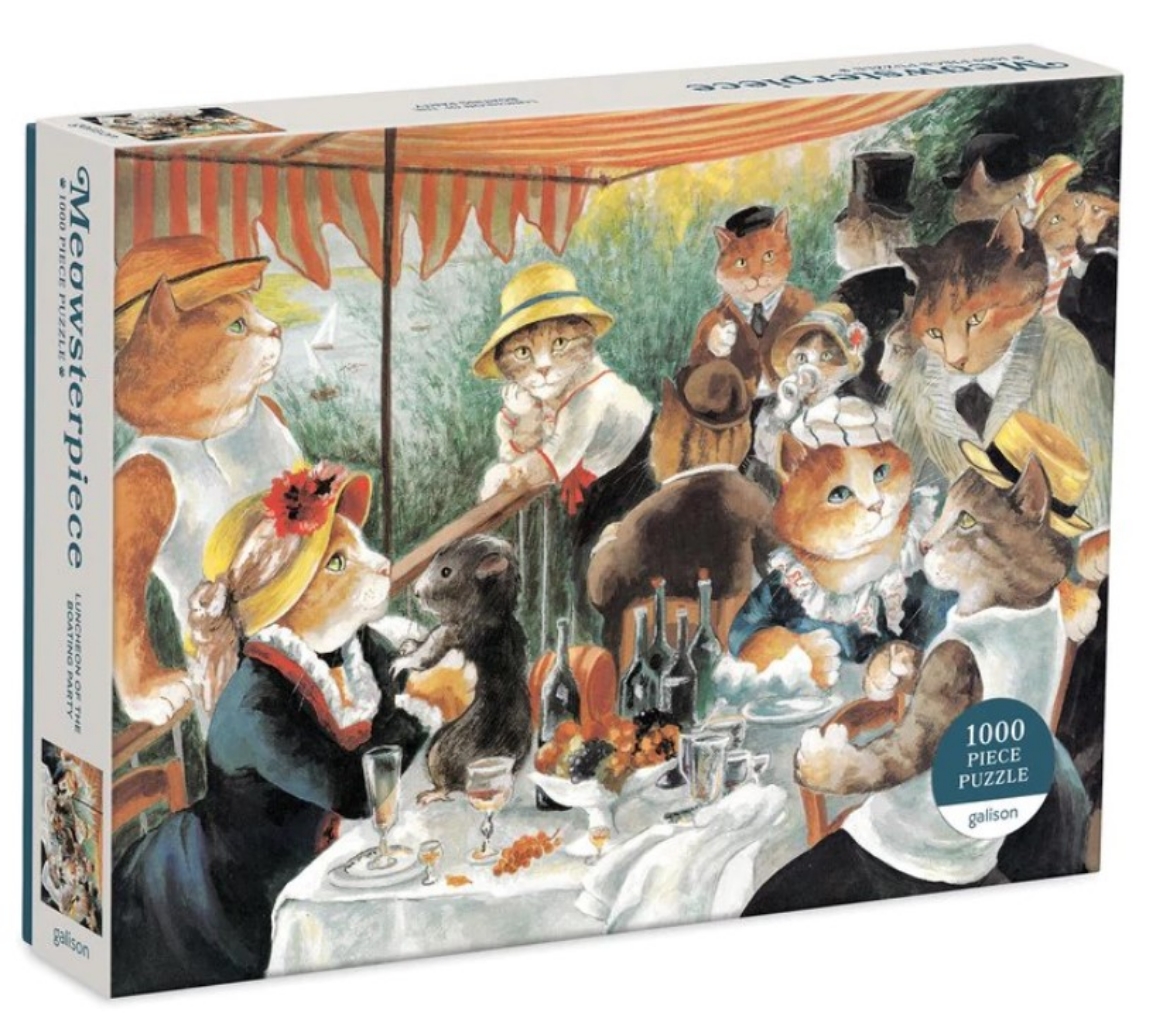 Picture of Luncheon of the Boating Party Meowsterpiece 1000 Piece Puzzl