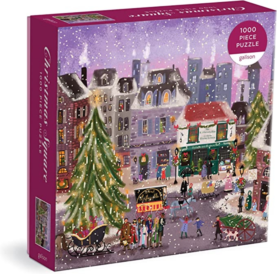 Picture of Joy Laforme Christmas Square 1000 Piece Puzzle in Square Box