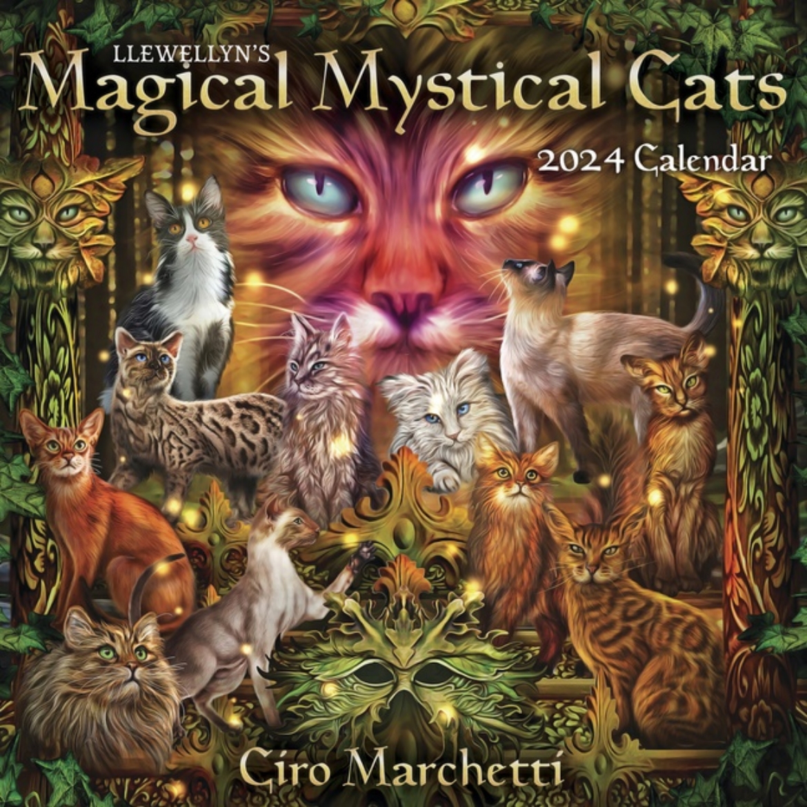 Picture of Llewellyn's 2024 Magical Mystical Cats Calendar