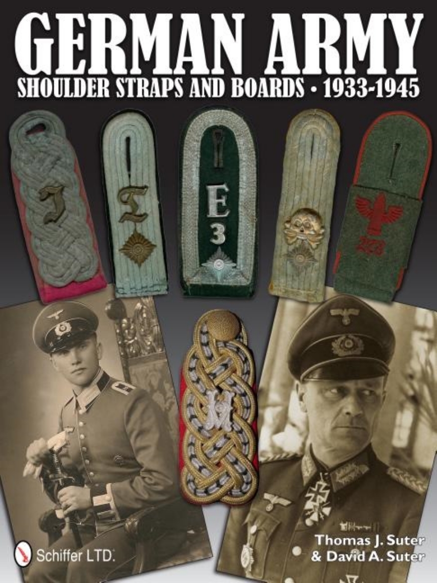 Picture of German army shoulder boards and straps 1933-1945