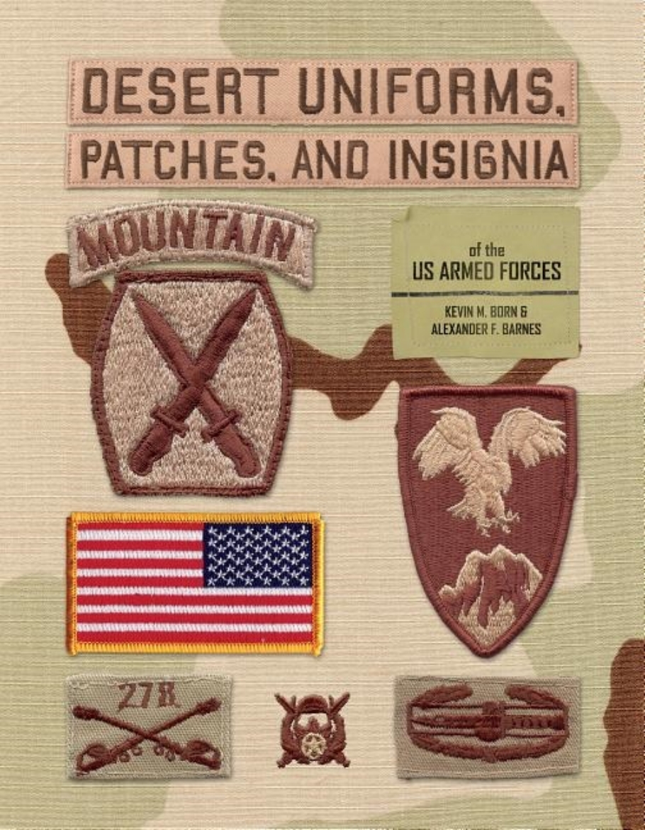 Picture of Desert uniforms, patches, and insignia of the us armed forces