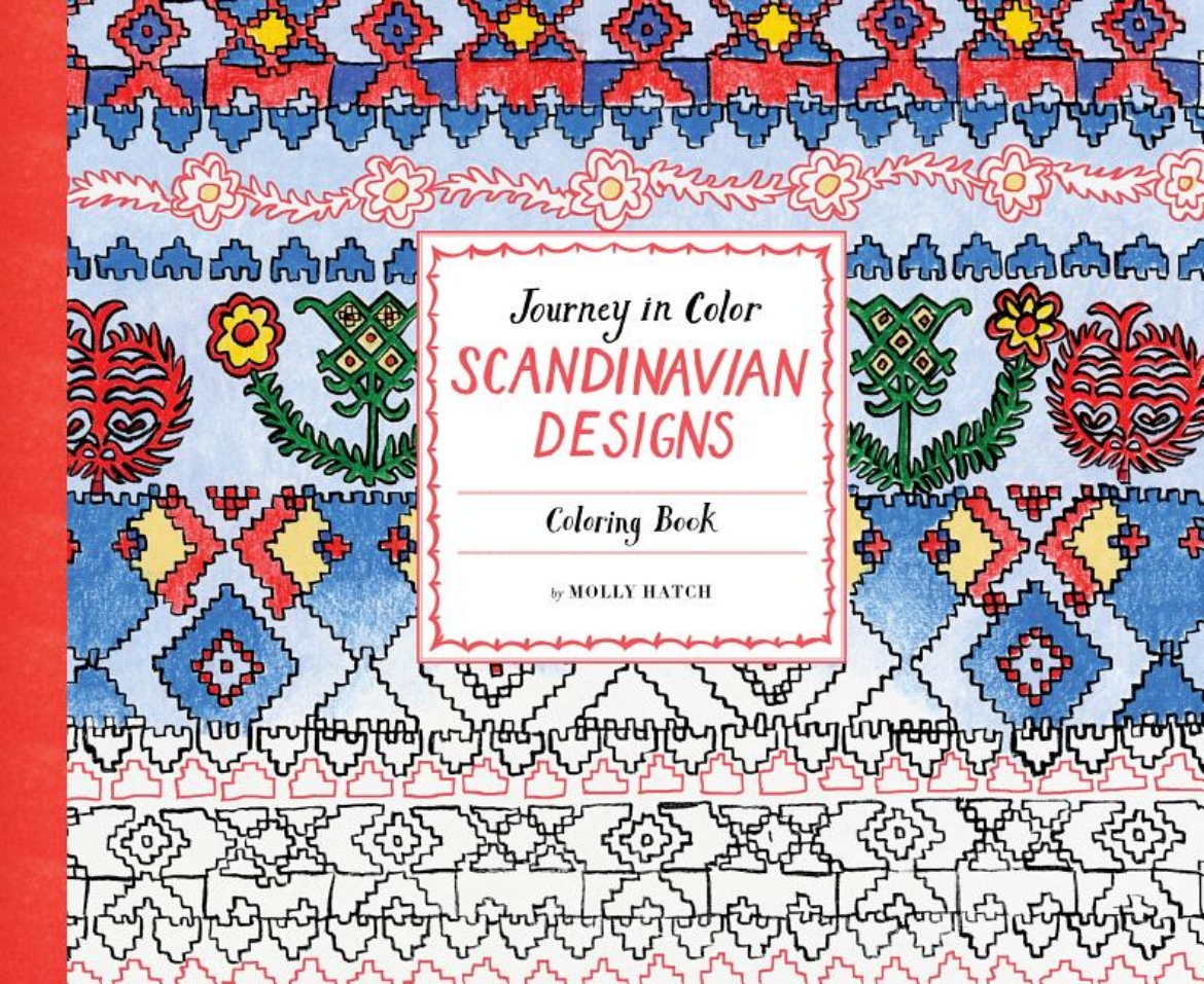 Picture of Journey in color: scandinavian designs - coloring book