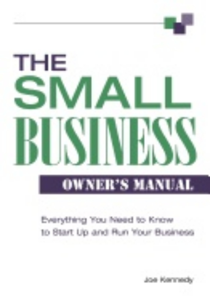 Picture of Small Business Owners Manual