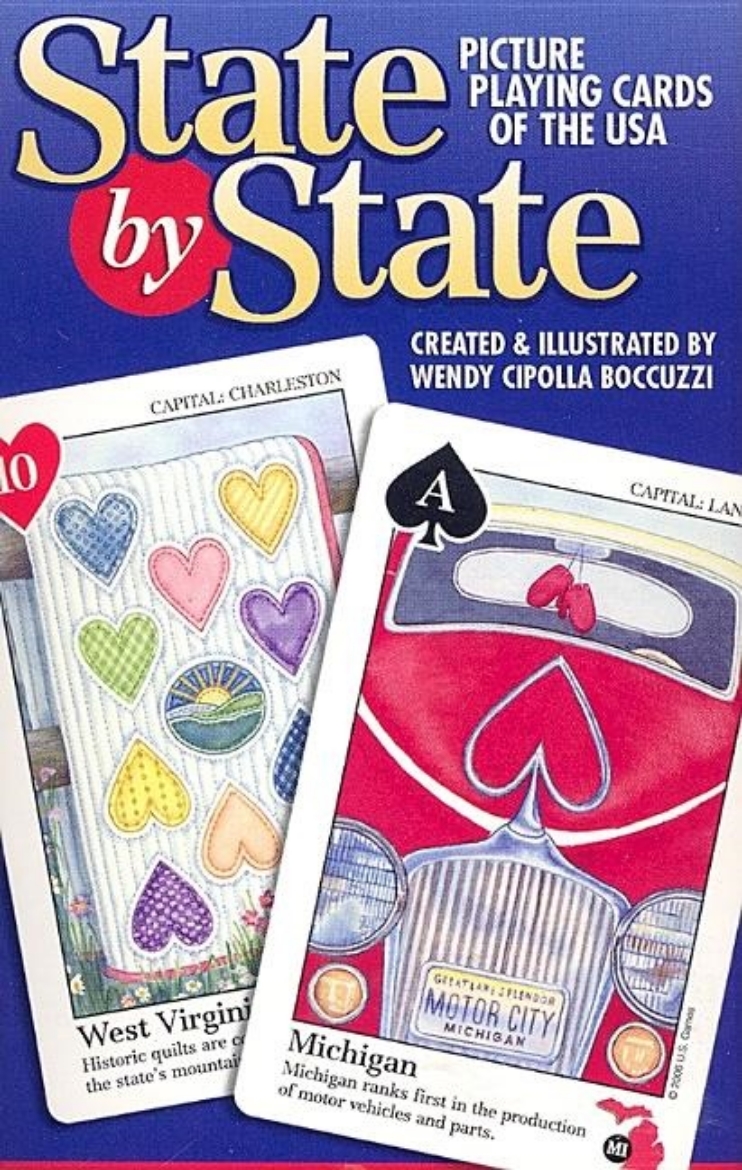 Picture of State by State Playing Cards