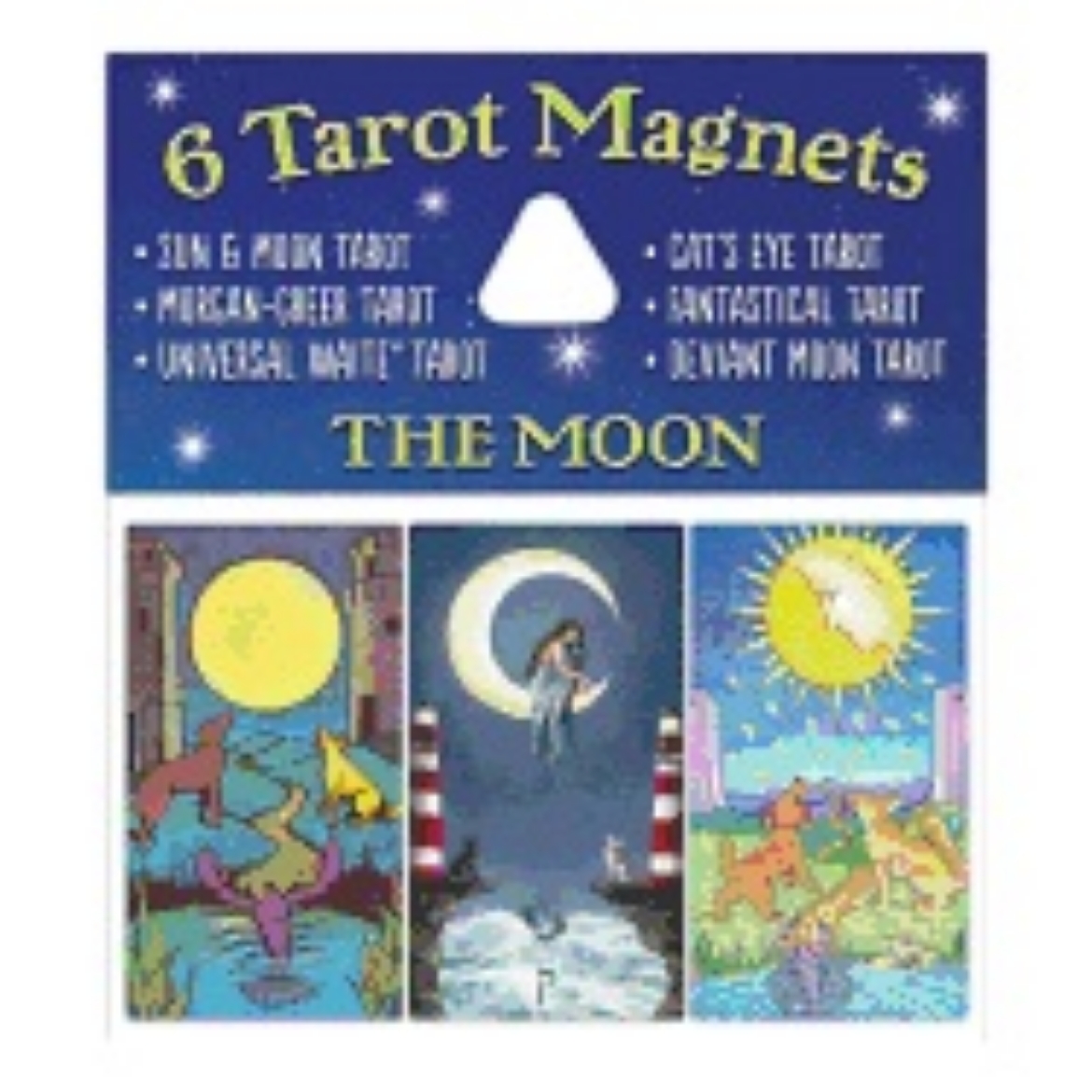 Picture of Tarot Magnets : Moon (package of 6)