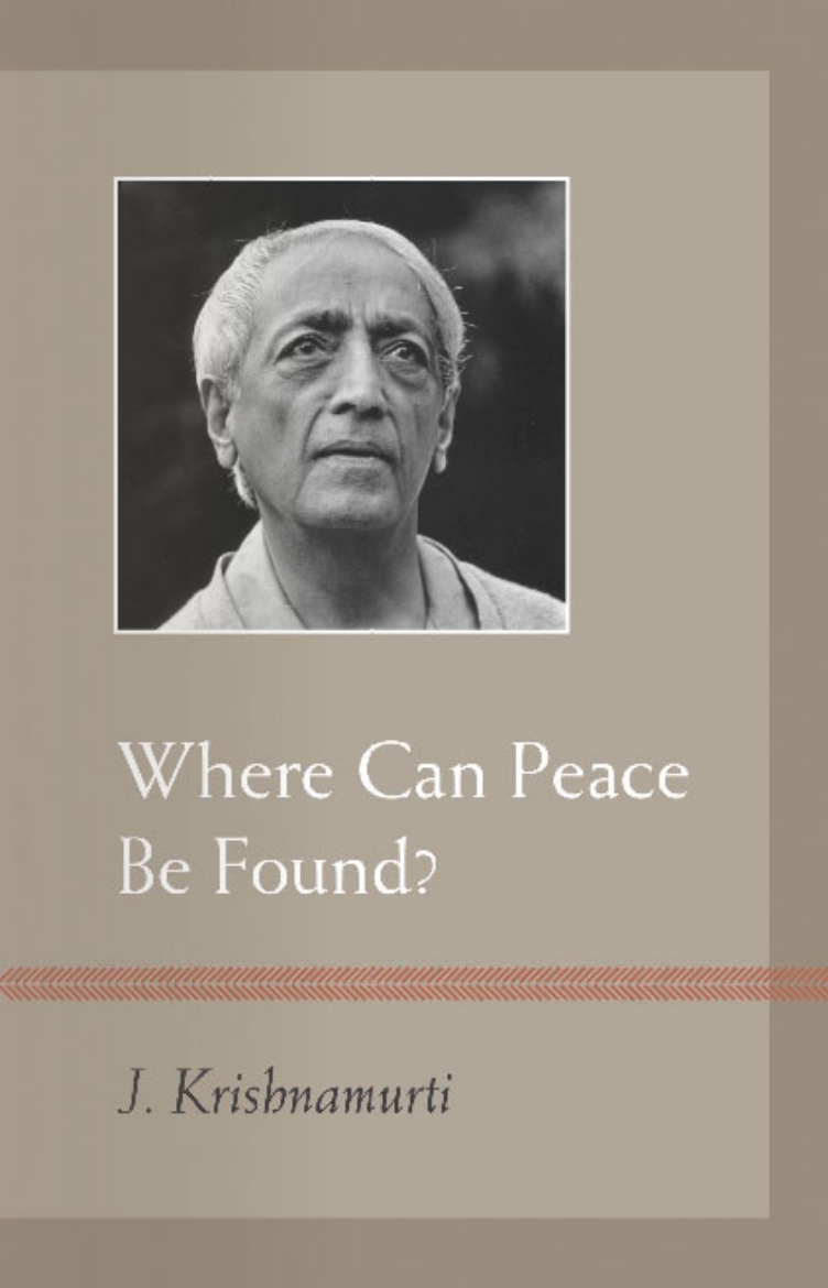 Picture of Where Can Peace Be Found?