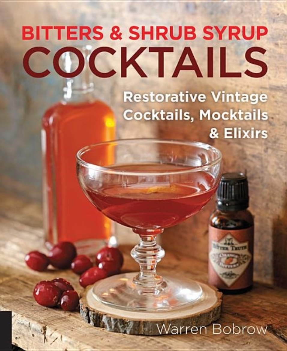 Picture of Bitters and shrub syrup cocktails - restorative vintage cocktails, mocktail